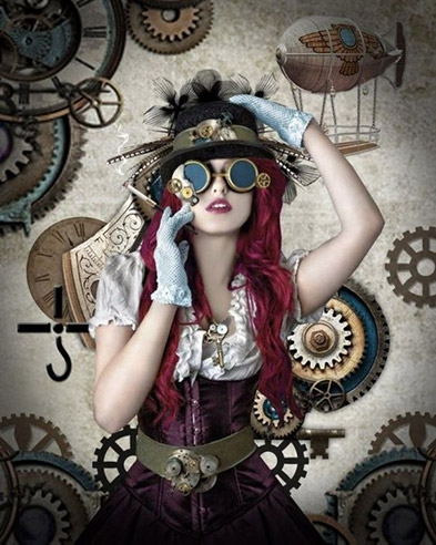 Image of a woman wearing a hat and goggles
