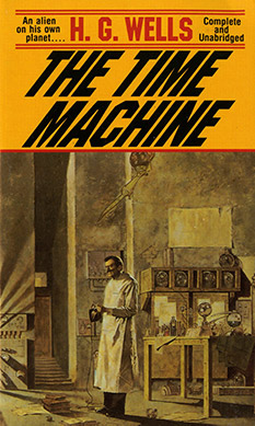 The book cover for The Time Machine